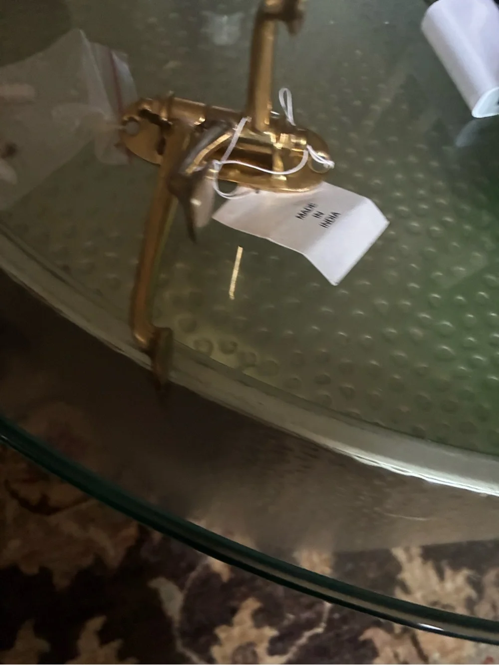Brass Triple-Arm Candle Snuffer / Wick Trimmer